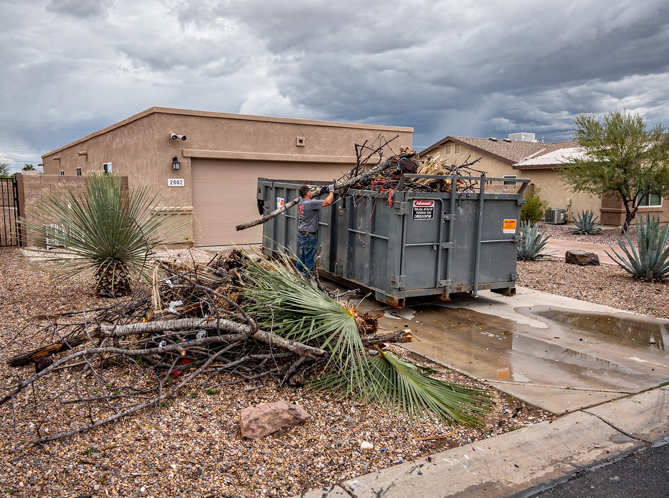 Managing Yard Waste After El Paso Summer Storms